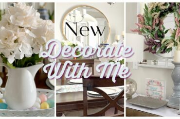 NEW SPRING 2020 DECORATE WITH ME | SPRING DINING ROOM AND ENTRYWAY