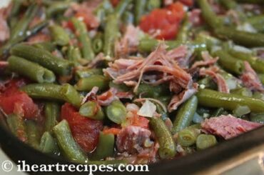 Southern Green Beans Recipe -Thanksgiving Side Dish - I Heart Recipes