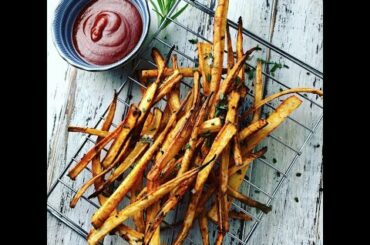Healthy French Fries! Air Fryer Parsnip French Fry Recipe