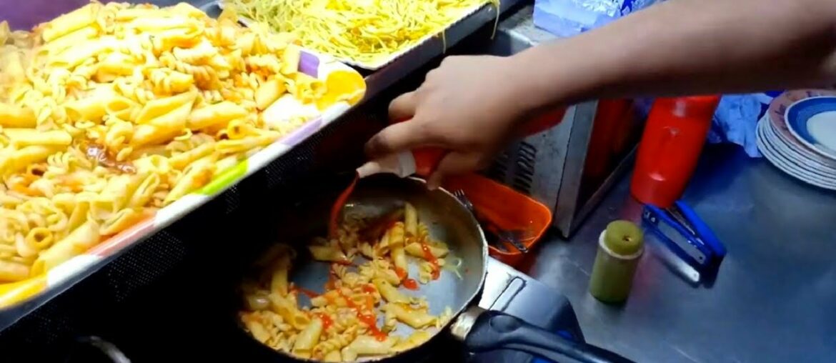 French Fries & Pasta Making Skills || French Fries Recipe || Pasta with Sauce Street Food