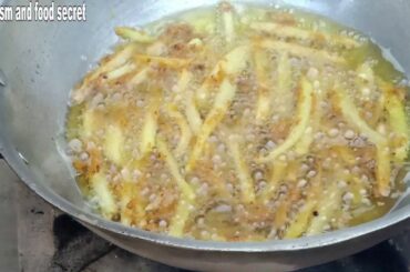 French fries recipe in new style_Finger Chips_Village life_By Tourism and food secret