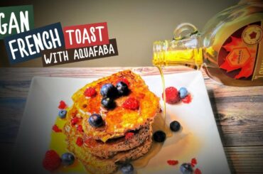 VEGAN FRENCH TOAST With aquafaba - French Vegan breakfast recipe