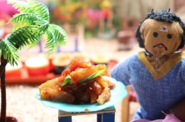 MINIATURE COOKING FRENCH FRIES | MINI FOOD TINY FRIES RECIPE | MINI KITCHEN SET