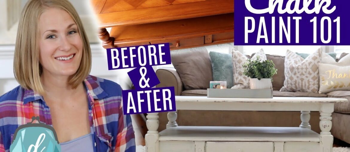 DIY FARMHOUSE TABLE ❤️ Best way to chalk paint furniture! DIY FARMHOUSE TABLE ❤️ Best way to chalk paint furniture!