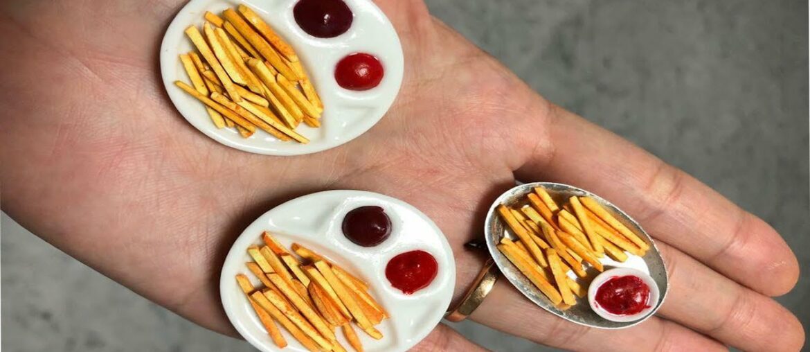 Miniature French Fries | French Fries Recipe | Miniature Cooking |