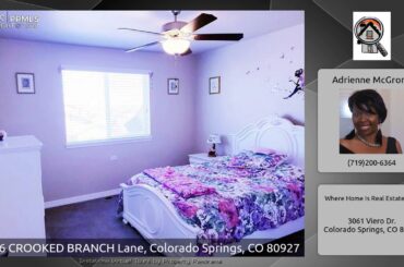 8416 CROOKED BRANCH Lane, Colorado Springs, CO 80927