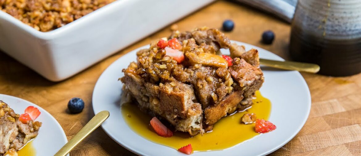 Easy Vegan French Toast Casserole Easy Vegan French Toast Casserole