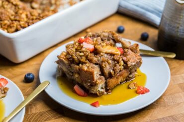 Easy Vegan French Toast Casserole