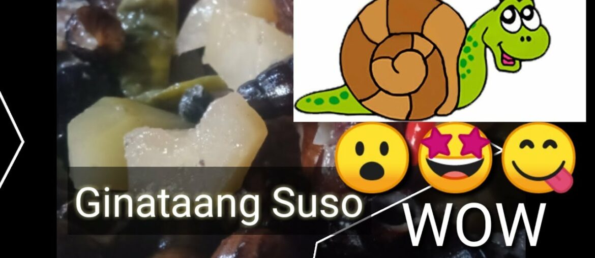 " GINATAANG SUSO " ( snail recipe )