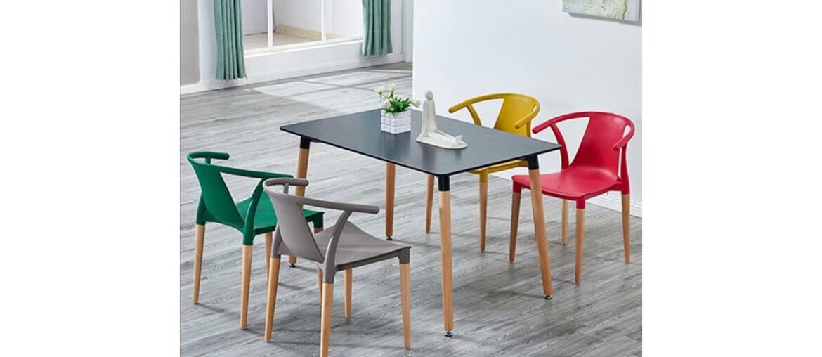 Slide Modern Solid Wood Plastic Dining Chair Dining Room Nordic Home Bedroom Study Living Room Coff