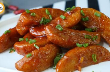 Sweet and sour wedges Recipe By Food Fusion