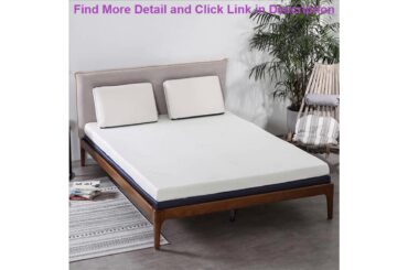 Best Mlily Memory Foam Mattress Toppper for Bed King Queen Full Twin Size 5cm 2inch Mattress Bedroo