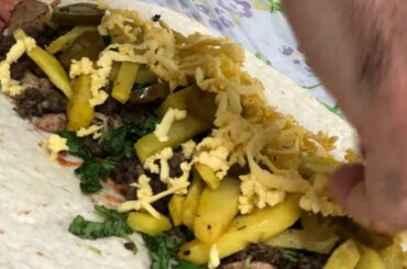 The most delicious french tacos recipe👌🤤part#1 اطيب وصفة فرينج تاكو جربوها وحكموا