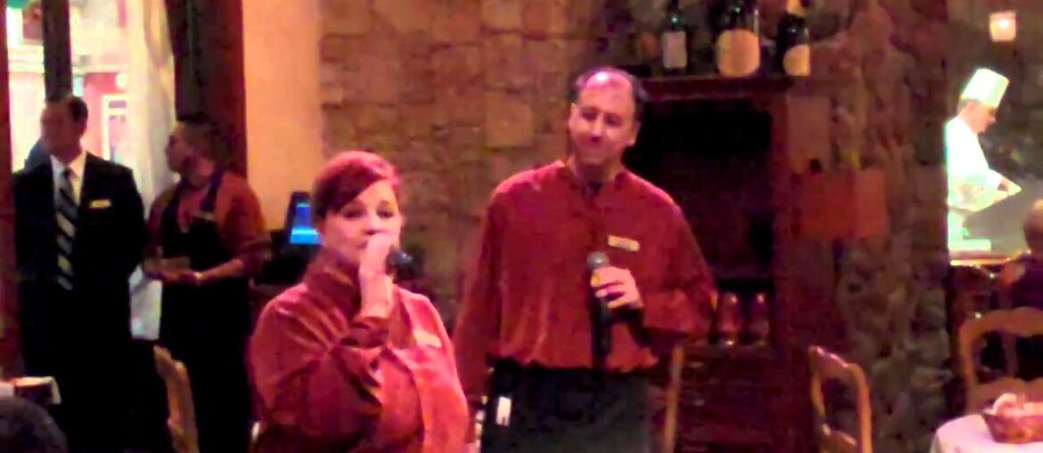 Le Provençal Waiters Perform French & Italian Songs | Paris Las Vegas