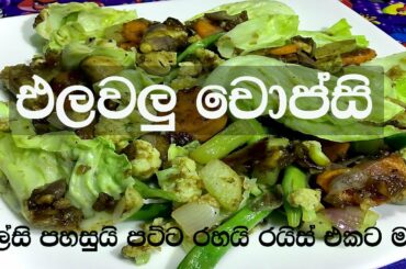 වෙජිටබල් චොප්සි මෙහෙම හදන්න පට්ට රහයි / Vegetable Chop Suey Recipe by katata serata