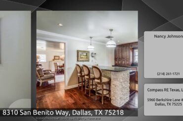 8310 San Benito Way, Dallas, TX 75218
