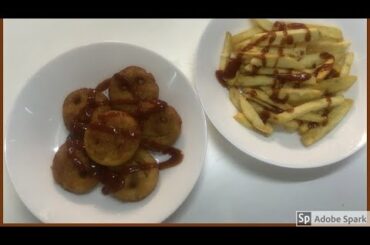 Crispy French fries 🍟 and potato smiley 😊 recipes