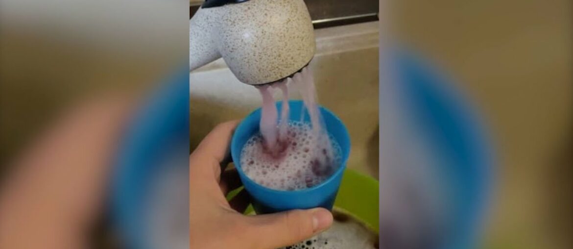 SALUTE! Plumbing malfunction causes red wine to flow from Italian faucets