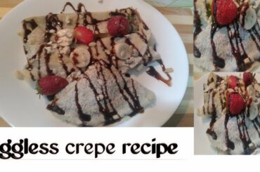 Eggless crepe recipe/crepes recipe/how to make french crepes without eggs