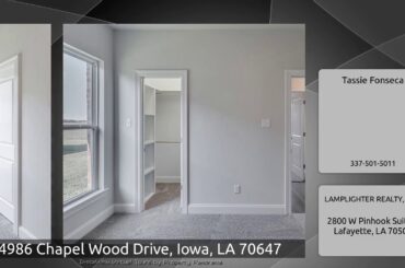4986 Chapel Wood Drive, Iowa, LA 70647