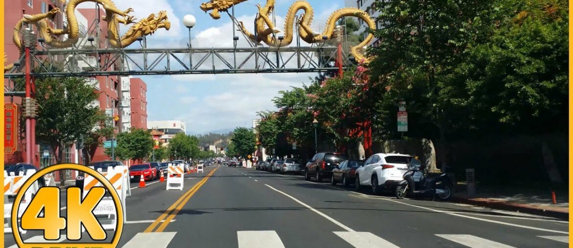 Driving Tour of Chinatown, Los Angeles [4K]