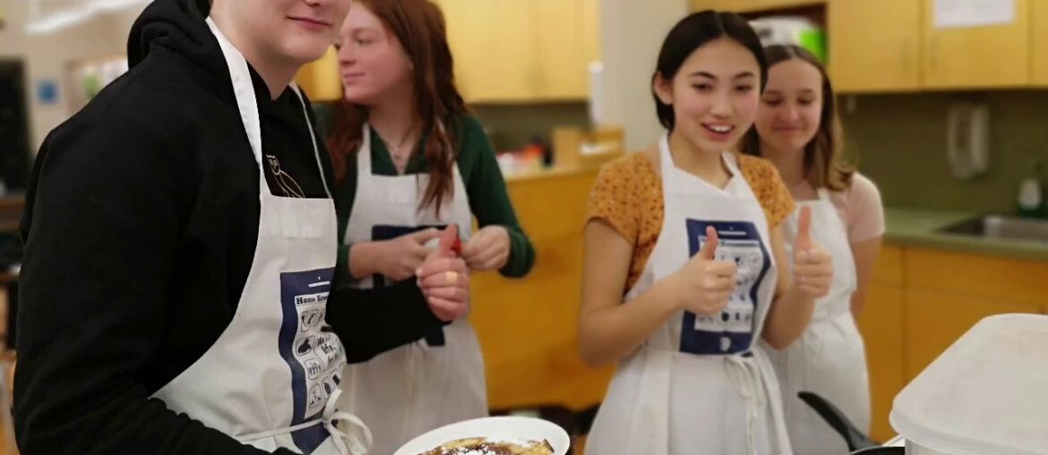 French Class Crepe Making