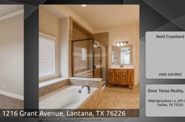 1216 Grant Avenue, Lantana, TX 76226
