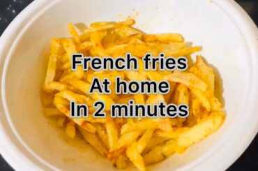 French Fries At Home|| mee telugu ammai