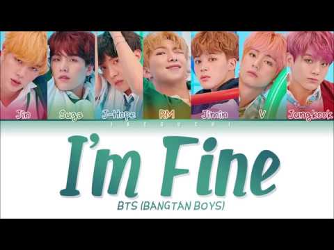 BTS (방탄소년단) – I'm Fine (Color Coded Lyrics Eng/Rom/Han/가사) BTS (방탄소년단) - I'm Fine (Color Coded Lyrics Eng/Rom/Han/가사)