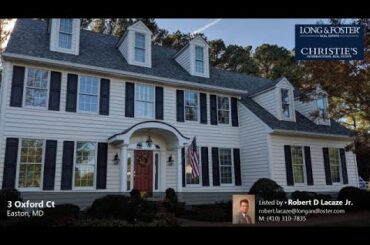 Sale: 5 Beds - 2 Baths - 3217 sq ft - Easton - MD [$499,500] MLS #: MDTA136622