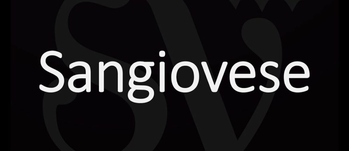 How to Pronounce Sangiovese? Italian Wine Pronunciation How to Pronounce Sangiovese? Italian Wine Pronunciation