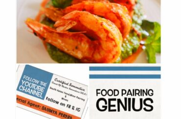 Mint-Curry Leaf Shrimp Curry Paired with Sauvignon Blanc