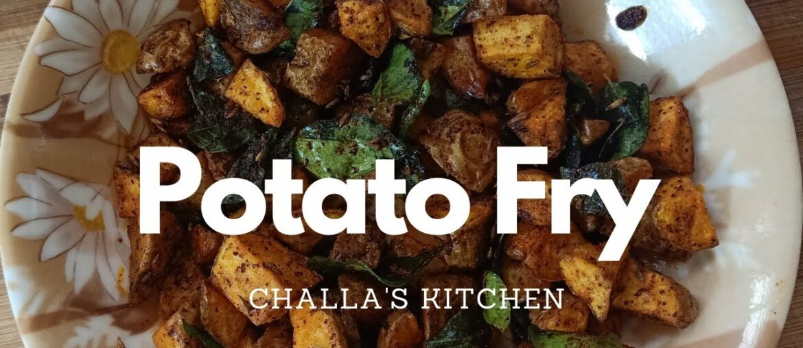 Aloo Fry Recipe in English by #ChallasKitchen