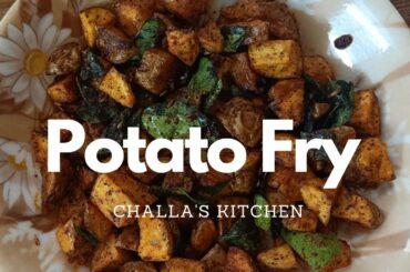 Aloo Fry Recipe in English by #ChallasKitchen