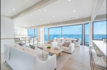 Beachfront Architectural on Las Tunas Beach, Malibu: 18964 Pacific Coast Hwy