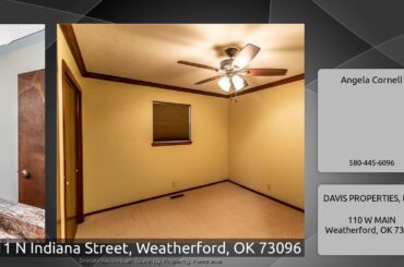 1211 N Indiana Street, Weatherford, OK 73096