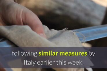 France orders non-essential public places to close