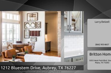 1212 Bluestem Drive, Aubrey, TX 76227