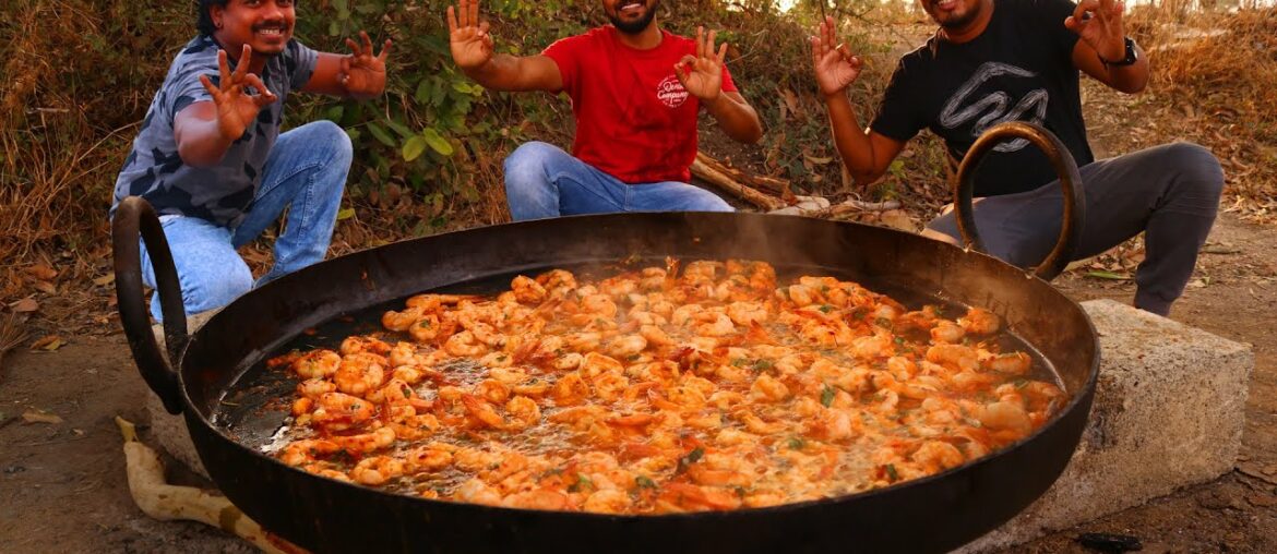 Chilli Garlic Shrimp Recipe | Quick & Easy Chilli Garlic Shrimp Fry By grandpa kitchen