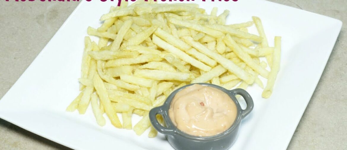 How to make McDonald's Style French Fries at Home || Restaurant Style Recipe || Kitchen Vogue