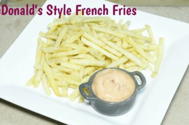 How to make McDonald's Style French Fries at Home || Restaurant Style Recipe || Kitchen Vogue
