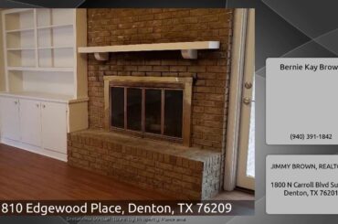 810 Edgewood Place, Denton, TX 76209