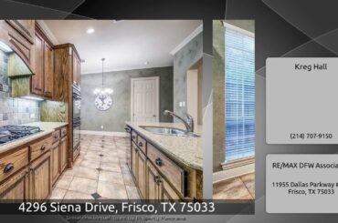 4296 Siena Drive, Frisco, TX 75033