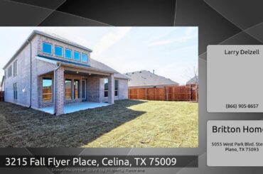 3215 Fall Flyer Place, Celina, TX 75009
