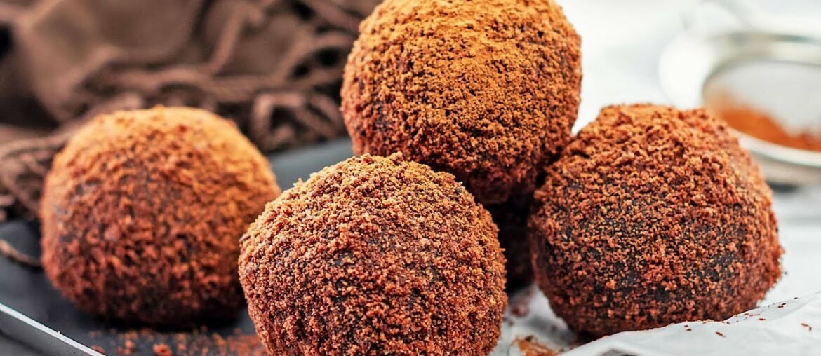 Chocolate Truffle Balls – Just 2 Ingredients Chocolate Balls | Recipes in French Chocolate Truffle Balls - Just 2 Ingredients Chocolate Balls | Recipes in French