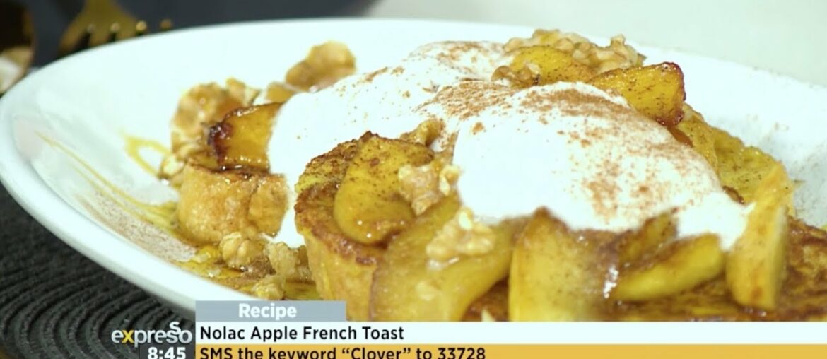 Recipe: Apple French Toast (CLOVER) Recipe: Apple French Toast (CLOVER)