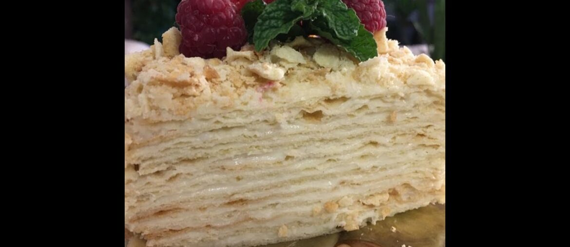 RUSSIAN NAPOLEON CAKE BEST RECIPE EVER! ALL SECRETS REVEALED! THE KING OF ALL CAKES! YOU MUST TRY!