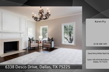 6338 Desco Drive, Dallas, TX 75225