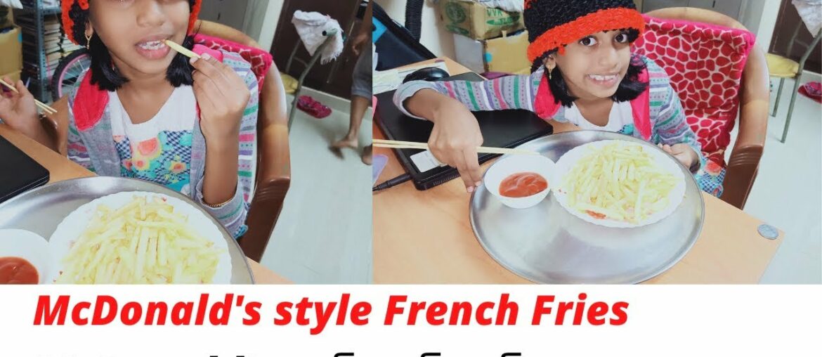 Crispy McDonald's Style French Fries made at home | క్రిస్పీ McDonald's స్టైల్ ఫ్రెంచ్ ఫ్రైస్ Crispy McDonald's Style French Fries made at home | క్రిస్పీ McDonald's స్టైల్ ఫ్రెంచ్ ఫ్రైస్