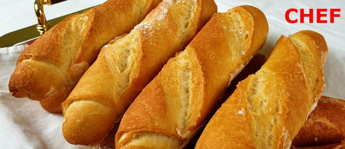MINI BAGUETTES FATTE IN CASA di RITA CHEF/FRENCH MINI BAGUETTES RECIPE/RECETTE DE MINI BAGUETTES.